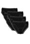 Women's Modal Normal Waist Bikini Lace Slip Lycra Panties 6 Pcs -3051