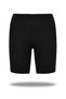 Girl's Sports Shorts Length Black Over-The-Knee Slim Fit Leggings - 8025