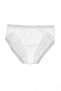 Women's Modal Normal Waist Bikini Lace Slip Lycra Panties 2-Piece -3051 - 2