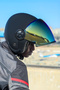 CLASSY MAT SİYAH KASK - 8