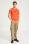Regular Fit Normal Cut Crew Neck 100% Cotton Red T-Shirt - 3