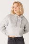 Regular Fit Regular Cut Hooded Gray Women's Knitwear Cardigan - 2