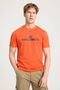 Regular Fit Normal Cut Crew Neck 100% Cotton Red T-Shirt - 2