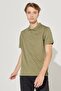 All Terrain Gear Regular Fit Normal Cut Polo Collar Khaki T-Shirt - 2