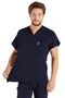 Men's Navy Blue Lycra Thick Fabric Surgical Doctor Uniform and Nurse Uniform Set - 2