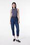 Stella Tapered Regular Fit Regular Fit High Waist Blue Stretchy Jean Jeans