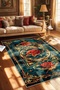 Harry Potter Themed Washable Non-Slip Sole Stain Resistant Living Room Rug Kitchen Rug and Runner Rug