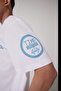 Loose Fit 100% Cotton Crew Neck White T-Shirt - 3
