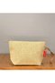 Natural Jute Textured Zippered Handbag - 2