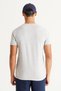 Men's Gray Melange-Black 2-Piece V-Neck 100% Cotton Slim Fit Slim Fit Basic T-Shirt - 8