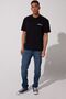Loose Fit 100% Cotton Crew Neck Black T-Shirt - 3