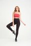 Slim Structured Hip Gathered Push up Hip Shaping Leggings Seamless Yoga High Waist Fitness Leggings - 5