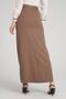 Gabardine Fabric Long Pencil and Skirt - Hidden Pocket - 5