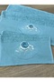 3D Flower Embroidered Boxed Dowry 1 Piece 50x90 Hand Face Towel 1 Piece 30x50 Kitchen Towel - 3