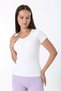 Women's Basic V-Neck T-Shirt, Ribbed Camisole Fabric Blouse - 5