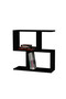 Versatile Asymmetrical Side Table Black Colour  for Modern Spaces - 4