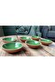 Pottery Bowl Olive Bowl, Snack Bowl, Turkish Delight Bowl, Jam Bowl, Sauce Bowl, Colorful Glazed 6 Pieces - 2