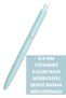 0.5 mm Purple Pen Blue Ink Mute Push Mechanism American Brand Writech Production