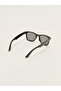 Rectangle Design Black Frame Black Glass Unisex Sunglasses - 8
