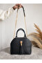 Anthracite Handbag with Tassel Detail and Strap - 4