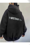 Printed Unisex Oversize Hooded Sweatshirt - 2