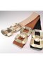 Gold Buckle Snap Elastic Women's Belt, Jacket Belt, Shirt Belt, Dress Belt - 8