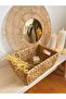 Wicker Sturdy Rectangular Medium Size Basket/Organizer - 2