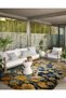 Autumn Colors Floral Patterned Modern Decorative Carpet 5410 - 4