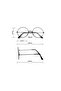Unisex Black Harry Potter Anti Blue Ray Retro Metal Frame Clear Lens Glasses - 2