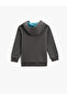 Tiger Printed Hooded Sweatshirt Long Sleeve - 2