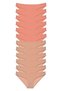 Powder Skin Color - 12 Pieces Super Eco Lycra Women's Slip Set