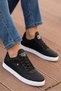 Leather Quilted Daily Orthopedic Comfortable Quality Lace-up Casual Men's Sneaker Sports Shoes - 2