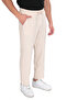 Men's High Thin Summer Waist Casual Loose Cotton Slouchy Fit Basic Elastic Waist Ankle Length Pants - 4
