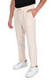 Men's High Thin Summer Waist Casual Loose Cotton Slouchy Fit Basic Elastic Waist Ankle Length Pants - 5
