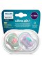 SCF085/18 Ultra Air Pacifier 6-18 Months Set of 2 Girls