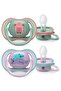 SCF085/18 Ultra Air Pacifier 6-18 Months Set of 2 Girls - 2