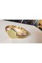 Flower of Life Symbol 520 and 777 Number Sequency Steel Handcuffs Bracelet - 2