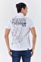 Men's White Polo Collar T-Shirt - Tandı White - 2