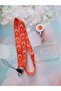 Turkish Flag Patterned Card - with Strap and Yoyo Collar, Horizontal Protector