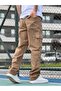 CARGO POCKET COMFORT FIT MEN'S BAGGY TROUSERS - 5