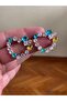 Baguette Stone Colorful Heart Earrings Baguette Stone Earrings - 3