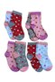8 Pairs of Nose-To-Nose Seamless Polka Dot Children's Socks