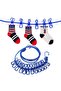 Portable Elastic Clothesline with 12 Pegs 185-380 cm Length Practical Clothesline - 4
