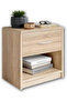 Modern Yellow Nightstand with Drawer & Shelf – Stylish Compact Side Table for Bedroom & Living Room - 3