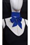 Luda Multi-Functional Chiffon Scarf Scarf Neck Tie 150*3 Cobalt Blue - 4