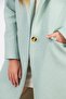 Women's Mint Water Green Long Cashmere Coat / Collection - 2