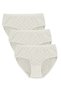 Women's Cotton Transfer Ribana Bato High Waist Slip Panties 6-Piece - 3001 - 2