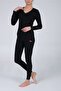 Women's Thermal V-neck Long Sleeve Underwear Set -1908-1910 - 6