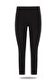 Women's Black Cotton Modal Capri Tights - 2