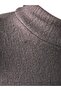 Half Fisherman Soft Textured Crop Sweater Plush Textured Crop Sweater Fitted/Sitting on the Body Soft Sweater - 3